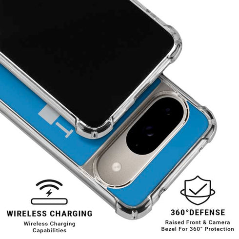 NFL Detroit Lions Blue Performance Series Google Pixel 10 Clear Case